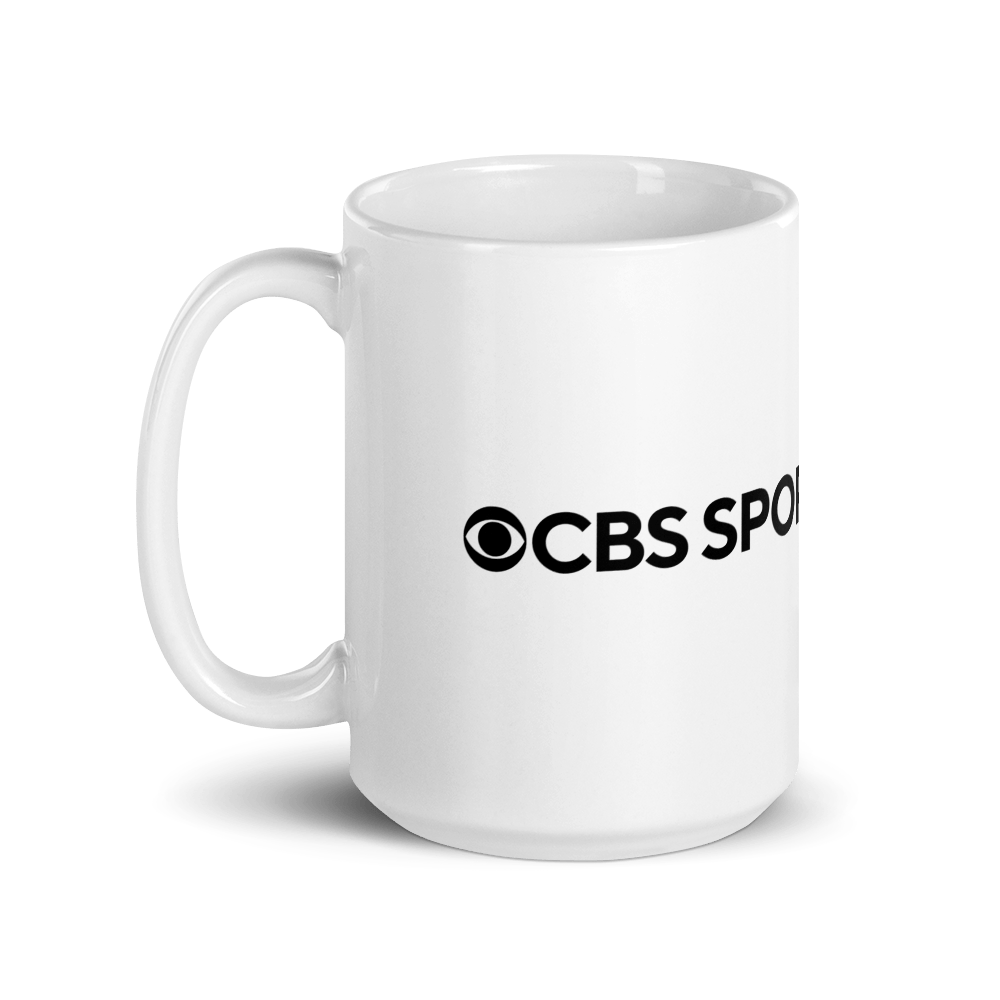 CBS Sports Fantasy Logo White Mug - Paramount Shop
