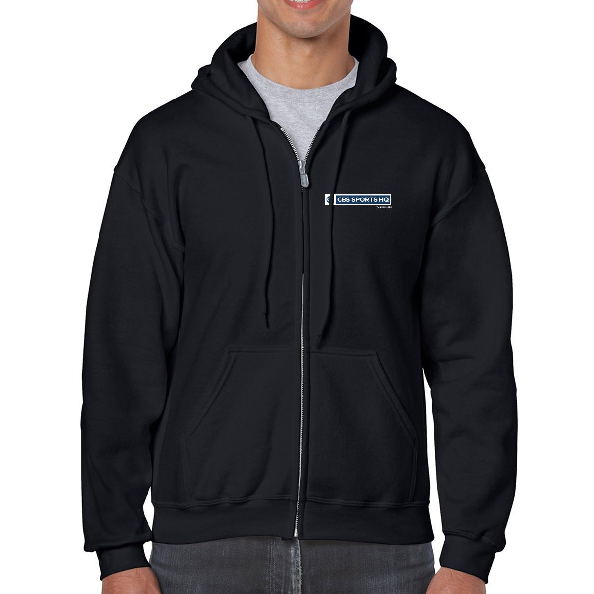 CBS Sports HQ Fleece Zip - Up Hooded Sweatshirt - Paramount Shop