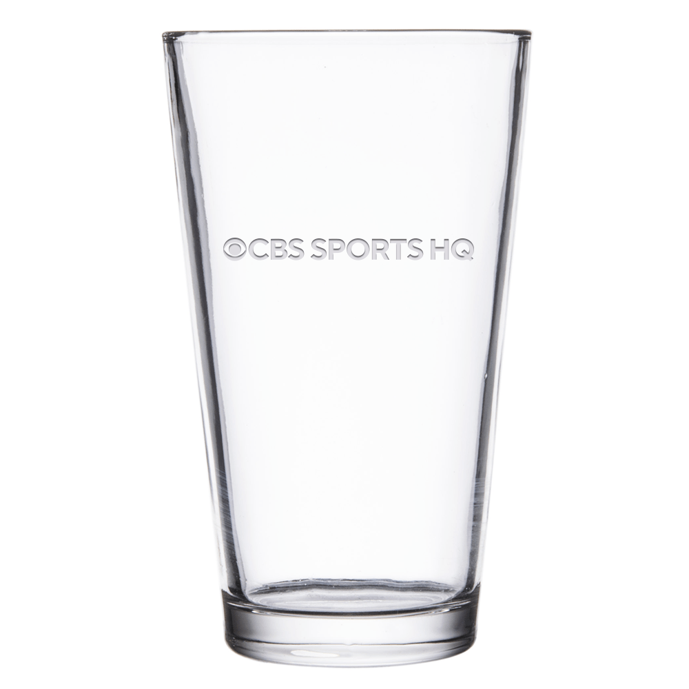 CBS Sports HQ Logo Laser Engraved Pint Glass - Paramount Shop