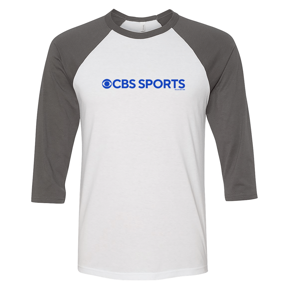 CBS Sports Logo 3/4 Sleeve Baseball T - Shirt - Paramount Shop