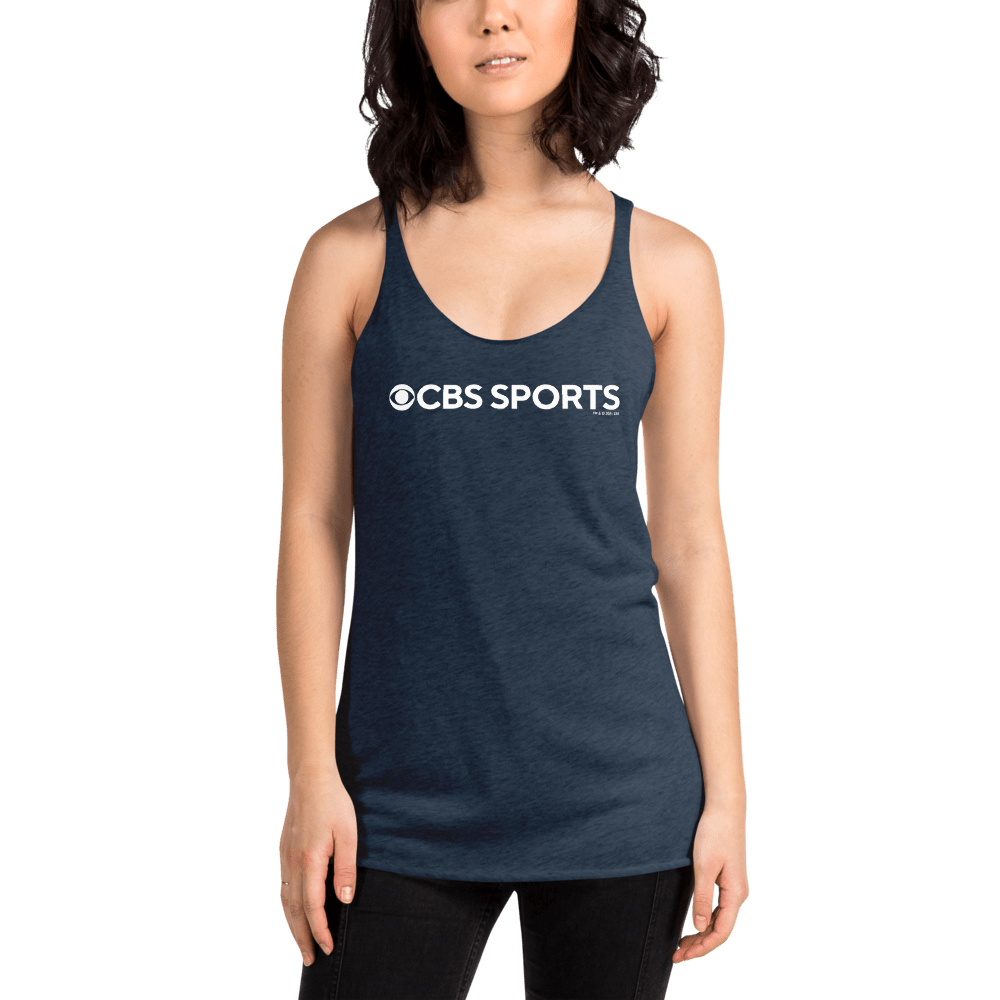 CBS Sports Logo Women's Tri - Blend Racerback Tank Top - Paramount Shop