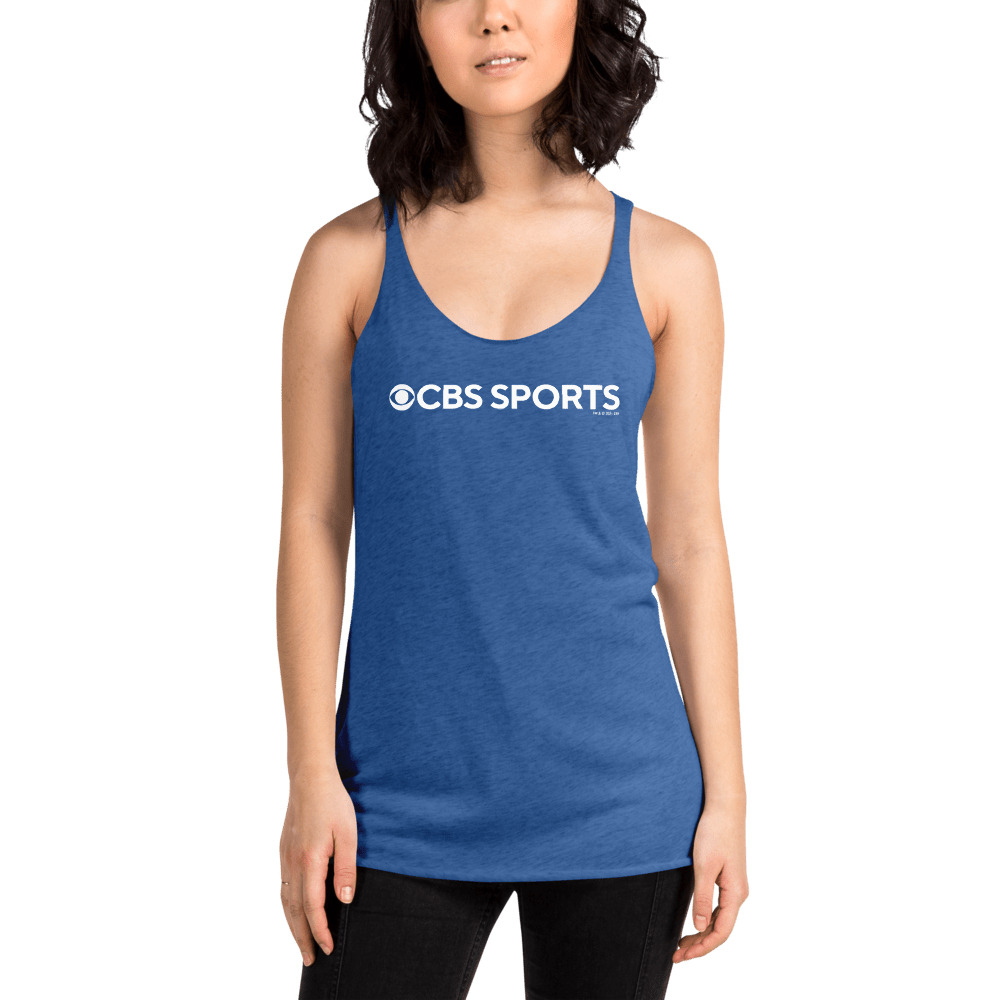 CBS Sports Logo Women's Tri - Blend Racerback Tank Top - Paramount Shop
