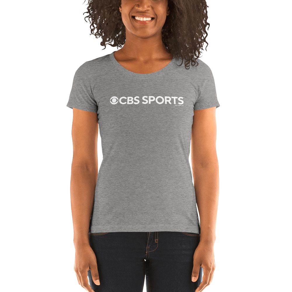 CBS Sports Logo Women's Tri - Blend Short Sleeve T - Shirt - Paramount Shop