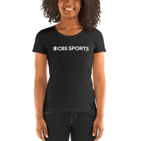 CBS Sports Logo Women's Tri - Blend Short Sleeve T - Shirt - Paramount Shop