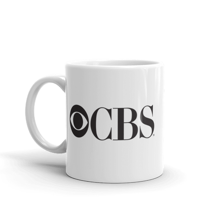 CBS Vintage Logo White Mug - Paramount Shop