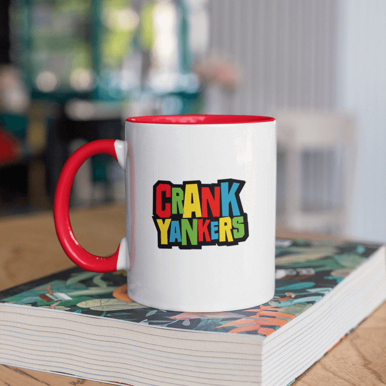 Crank Yankers Logo Two-Tone Mug