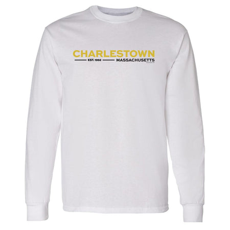 City on a Hill Charlestown Massachusetts Adult Long Sleeve T - Shirt - Paramount Shop