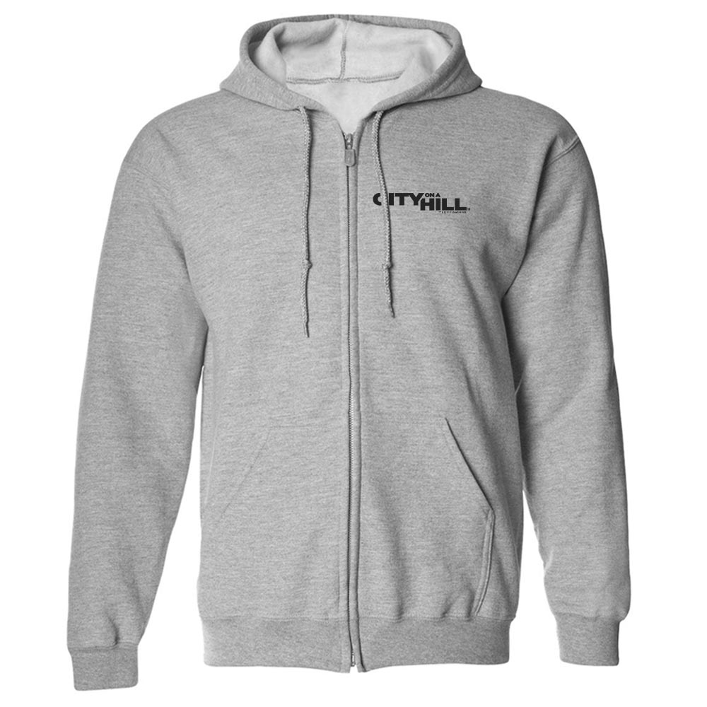 City on a Hill Logo Fleece Zip - Up Hooded Sweatshirt - Paramount Shop