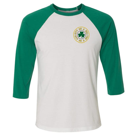 City on a Hill Shamrock 3/4 Sleeve Baseball T - Shirt - Paramount Shop