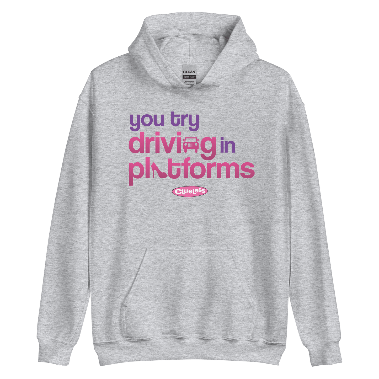Clueless Driving In Platforms Hooded Sweatshirt - Paramount Shop