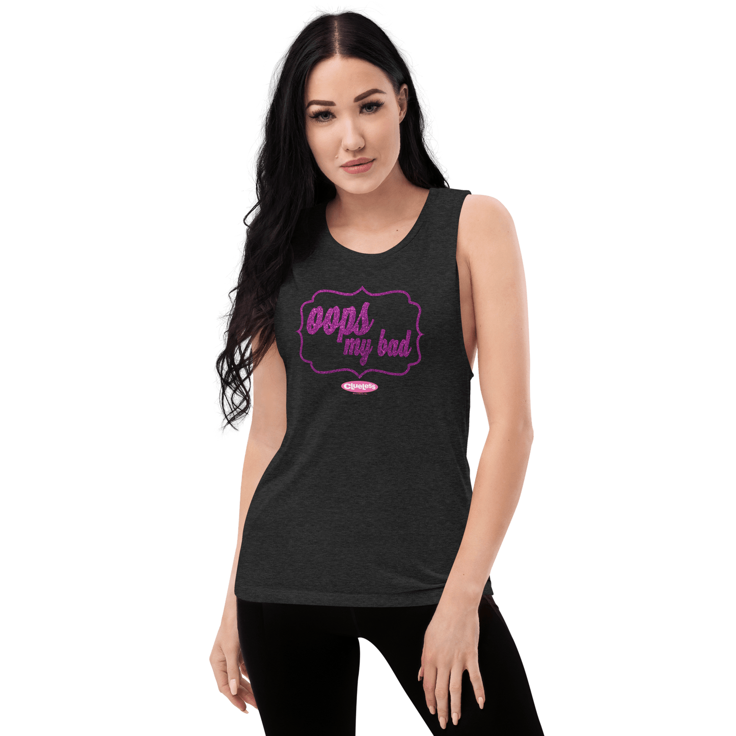 Clueless Oops My Bad Women's Muscle Tank Top - Paramount Shop