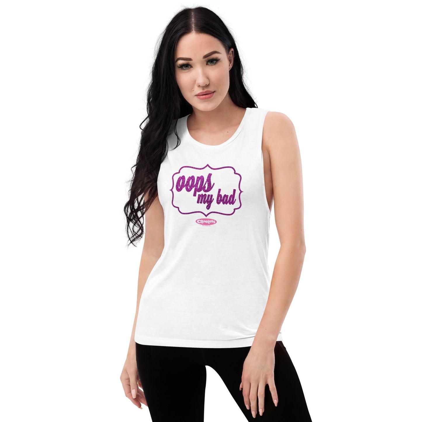Clueless Oops My Bad Women's Muscle Tank Top - Paramount Shop