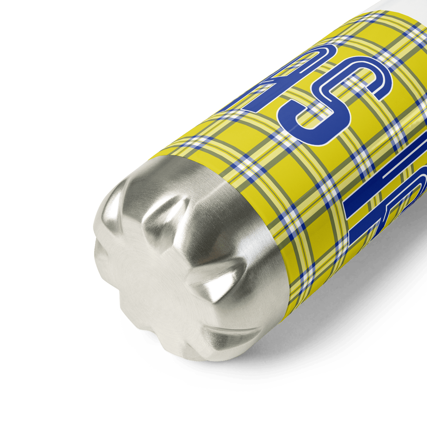 Clueless Yellow Plaid Stainless Steel Water Bottle - Paramount Shop