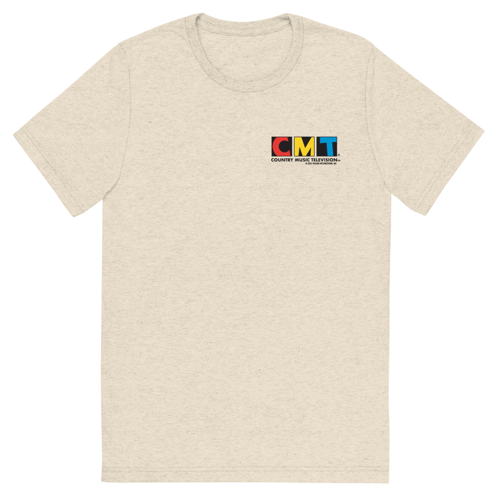 CMT Logo Adult Tri - Blend T - Shirt - Paramount Shop