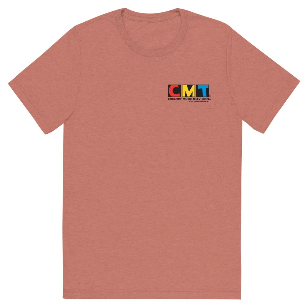 CMT Logo Adult Tri - Blend T - Shirt - Paramount Shop