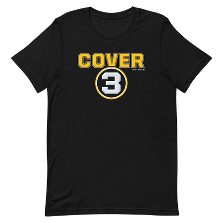 Cover 3 Logo Adult Short Sleeve T - Shirt - Paramount Shop