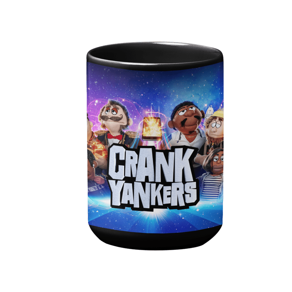 Crank Yankers Key Art Full Wrap Black Mug - Paramount Shop