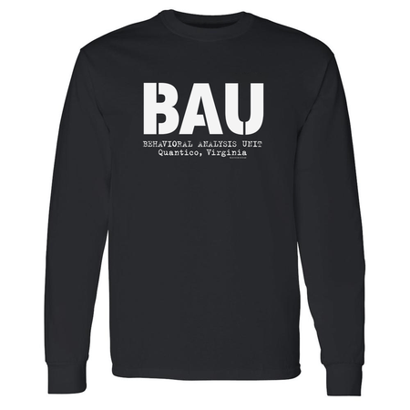 Criminal Minds BAU Adult Long Sleeve T - Shirt - Paramount Shop