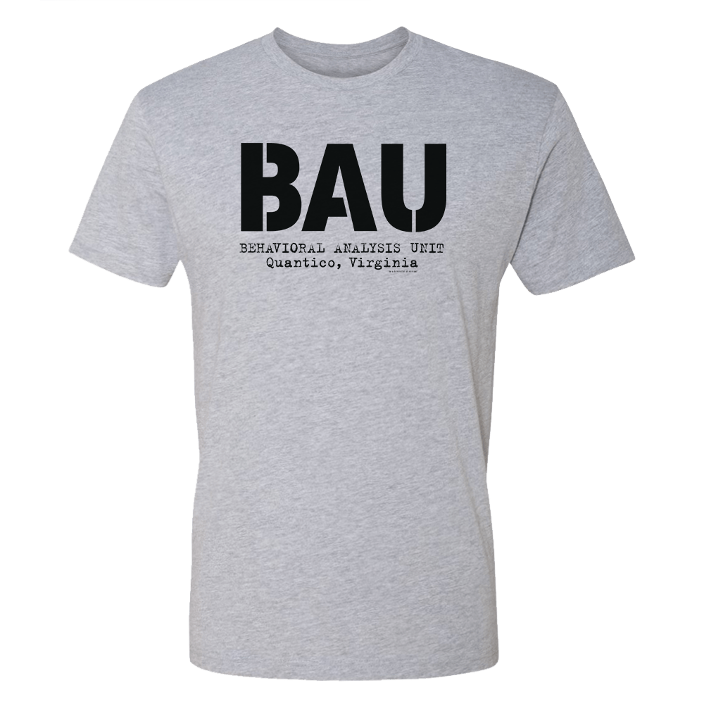 Criminal Minds BAU Adult Short Sleeve T - Shirt - Paramount Shop