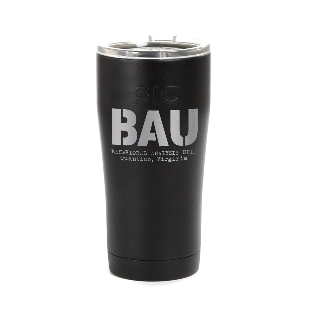 Criminal Minds BAU Laser Engraved SIC Tumbler