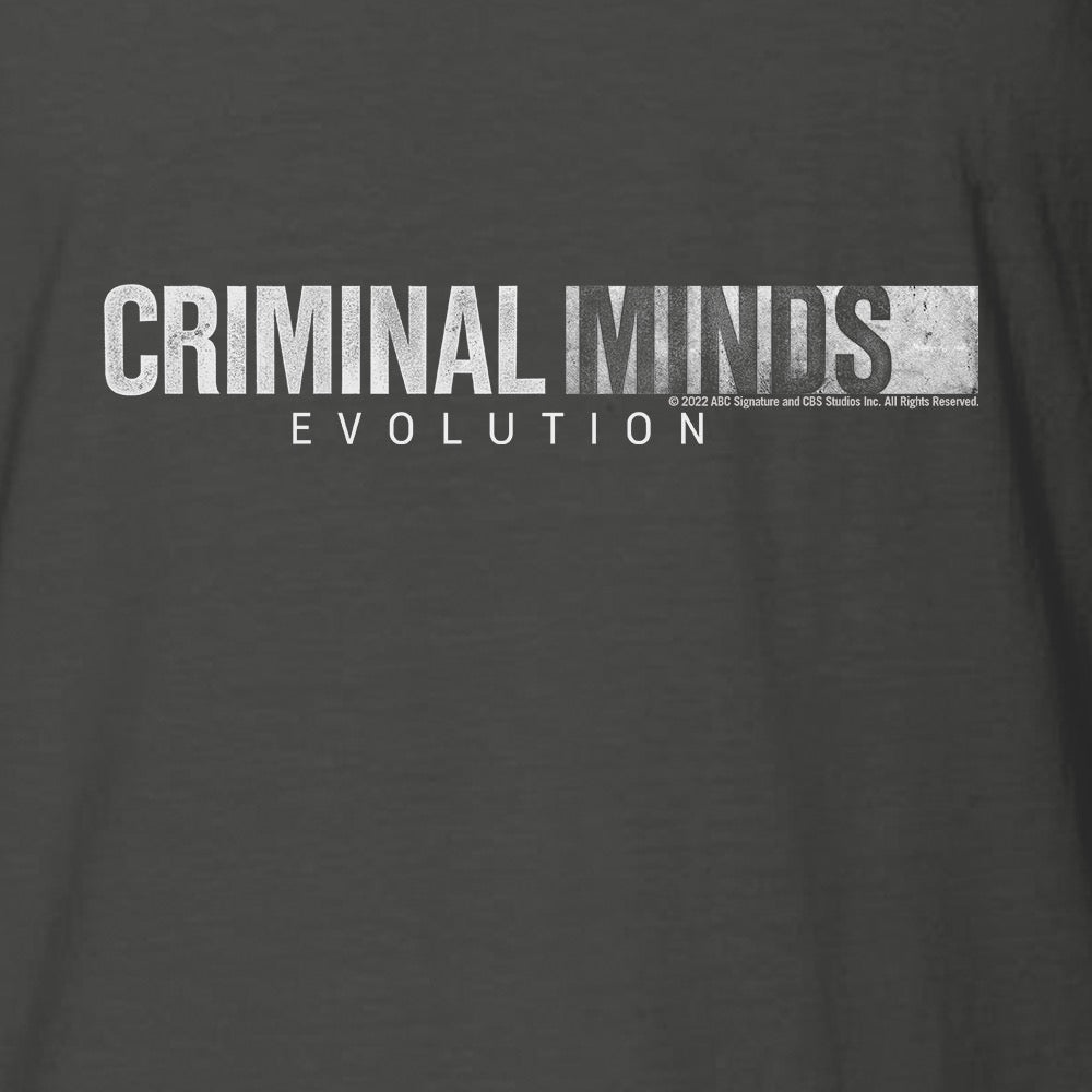 Criminal Minds Evolution Logo Adult Short Sleeve T - Shirt - Paramount Shop