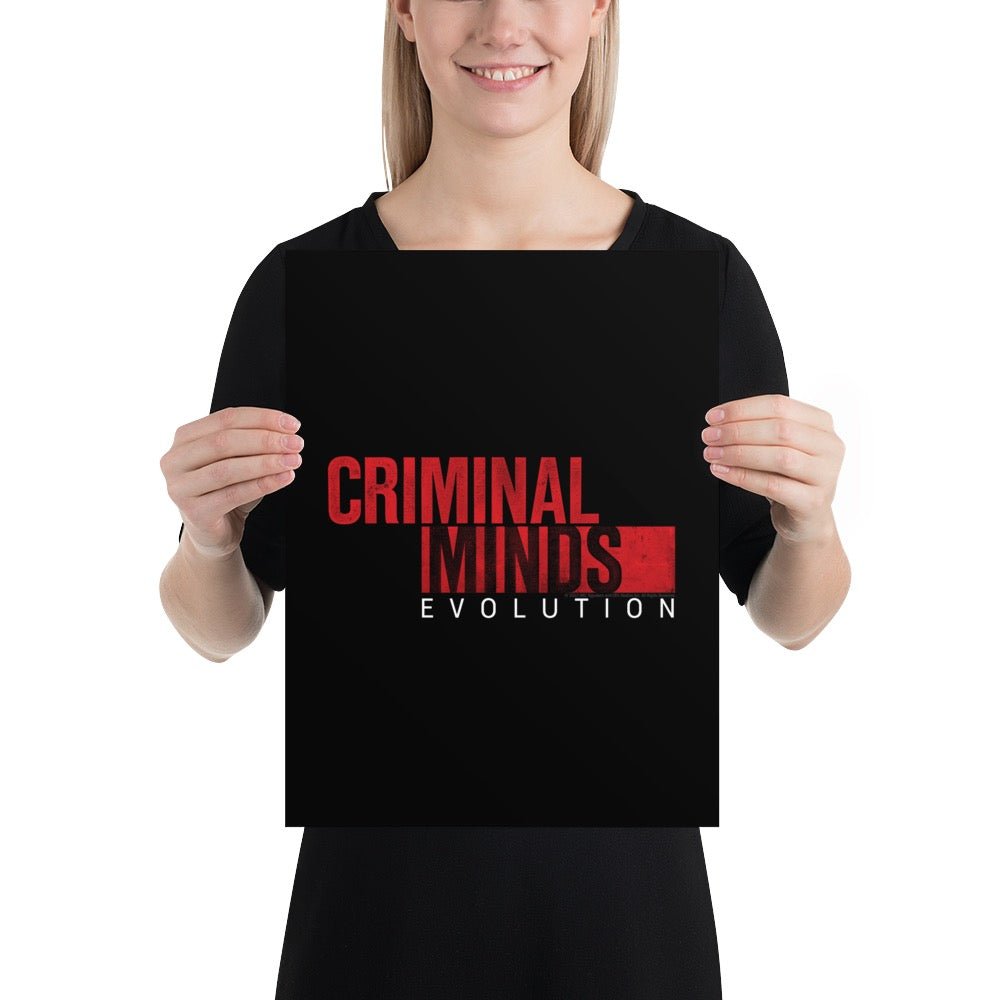 Criminal Minds Evolution Logo Premium Matte Paper Poster - Paramount Shop