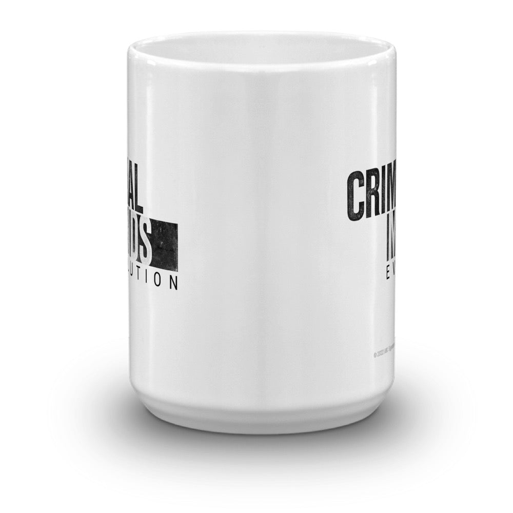 Criminal Minds Evolution Logo White Mug - Paramount Shop