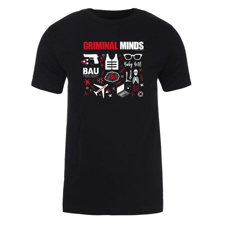Criminal Minds Icon Mashup Adult Short Sleeve T - Shirt - Paramount Shop