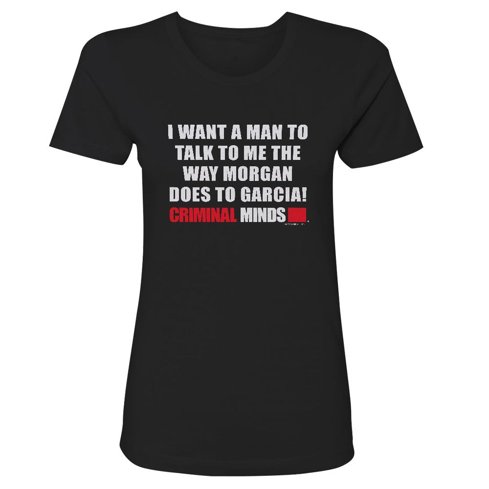 Criminal Minds Morgan and Garcia Women's Short Sleeve T - Shirt - Paramount Shop