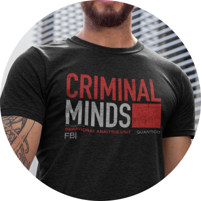 Criminal Minds Not leidende BAU Quantico Erwachsene Kurzärmeliges T-Shirt