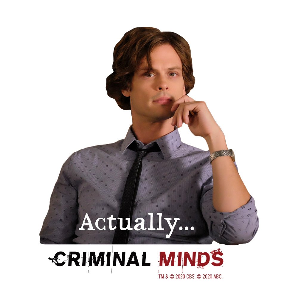 Criminal Minds Spencer Reid Actually... 16 oz Stainless Steel Thermal Travel Mug - Paramount Shop