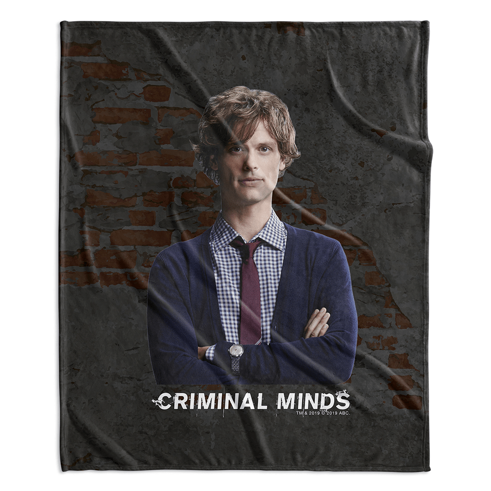 Criminal Minds Spencer Reid Sherpa Blanket - Paramount Shop