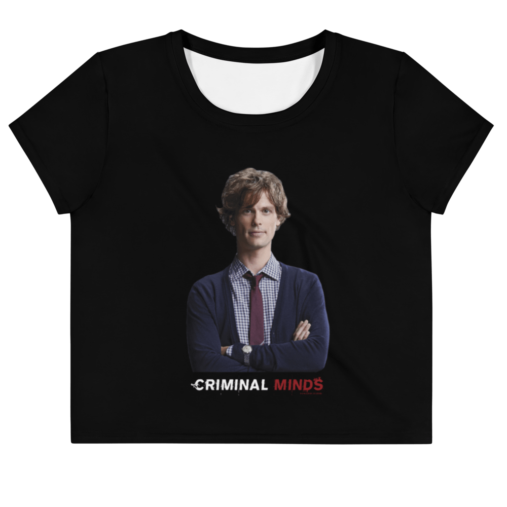 Criminal Minds Spencer Reid Women's All - Over Print Crop T - Shirt - Paramount Shop