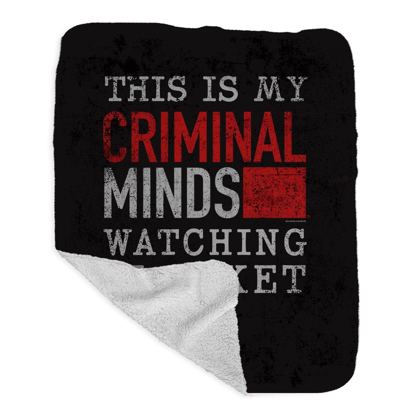 Criminal Minds Watching Sherpa Blanket - Paramount Shop