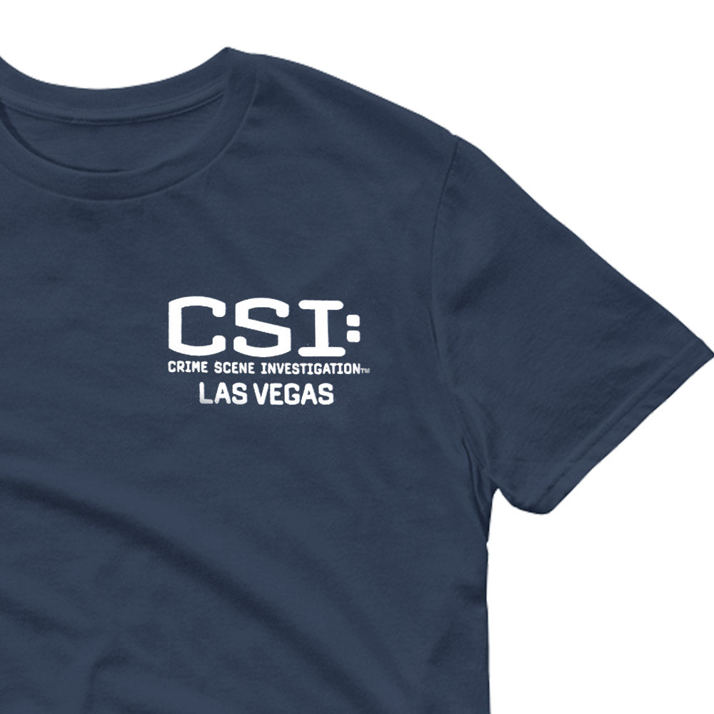 CSI: Crime Scene Investigation Left Chest Logo Adult Short Sleeve T - Shirt - Paramount Shop
