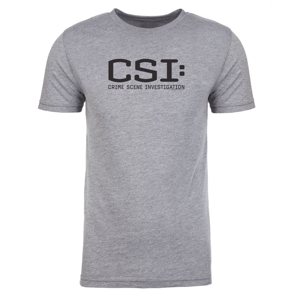 CSI: Crime Scene Investigation Men's Tri - Blend T - Shirt - Paramount Shop
