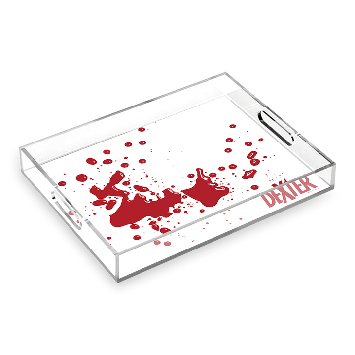 Dexter Blood Spatter Acrylic Tray - Paramount Shop