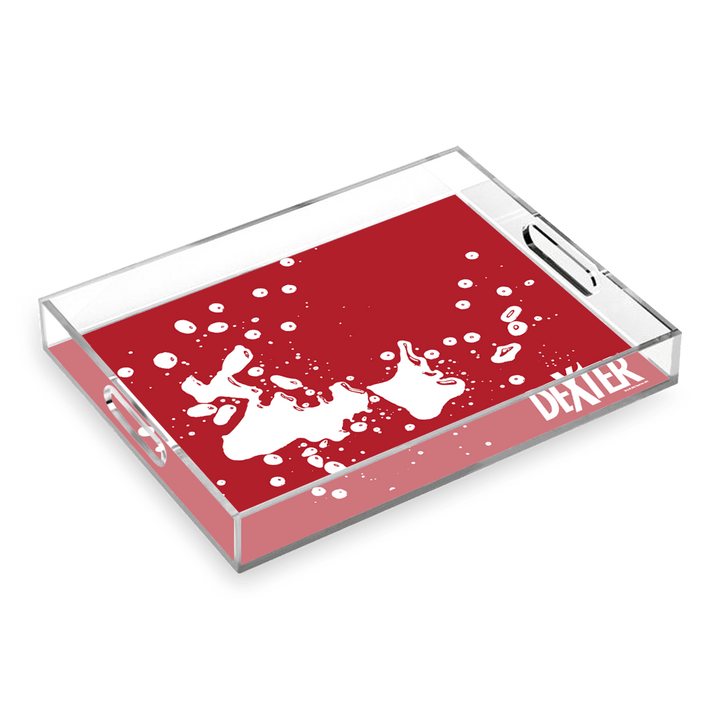 Dexter Blood Spatter Acrylic Tray - Paramount Shop