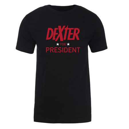 Dexter For President Adult Short Sleeve T - Shirt - Paramount Shop