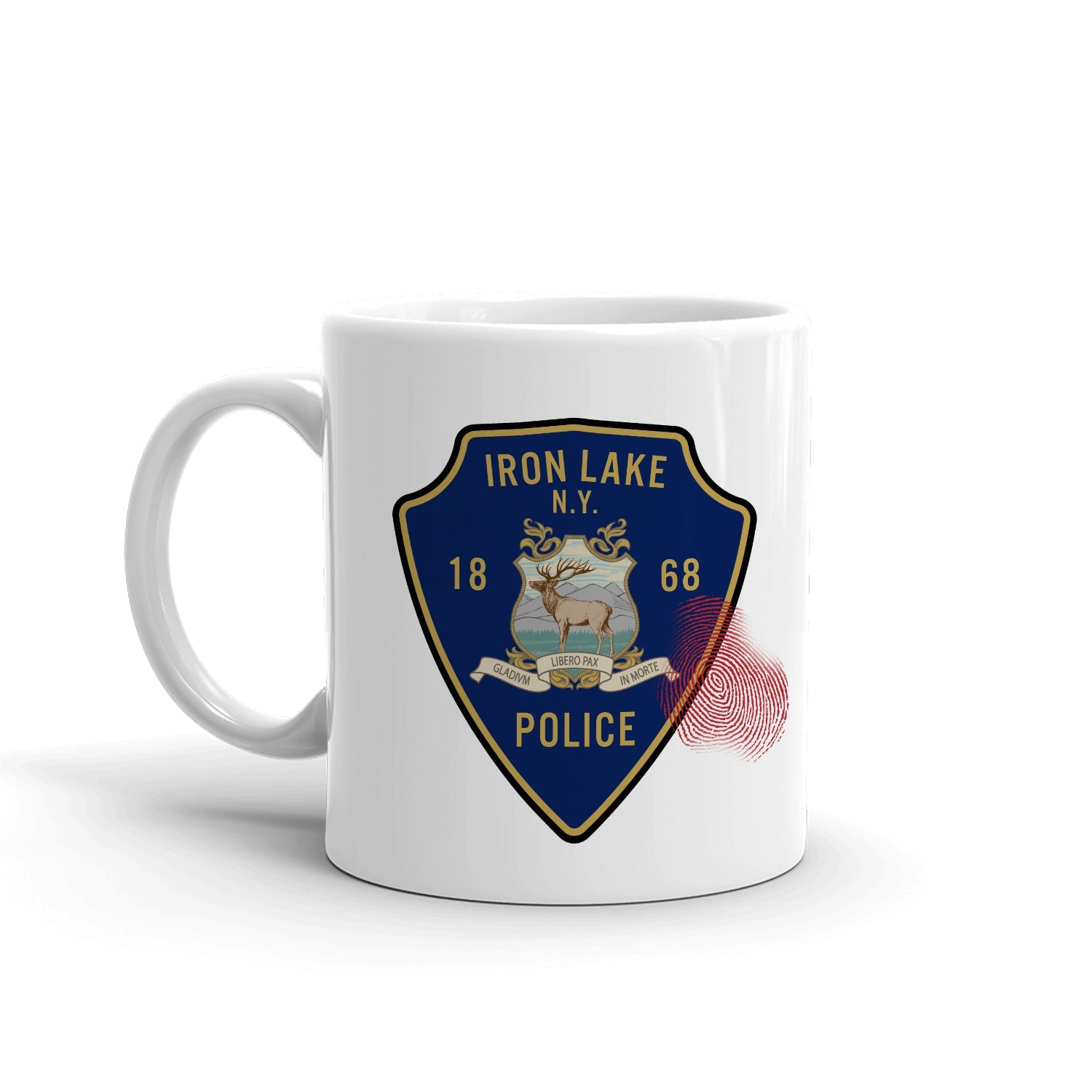 Dexter: New Blood Iron Lake Police White Mug - Paramount Shop