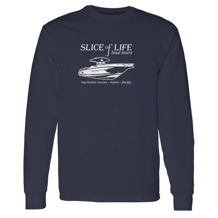 Dexter Slice of Life Boat Tours Adult Long Sleeve T - Shirt - Paramount Shop