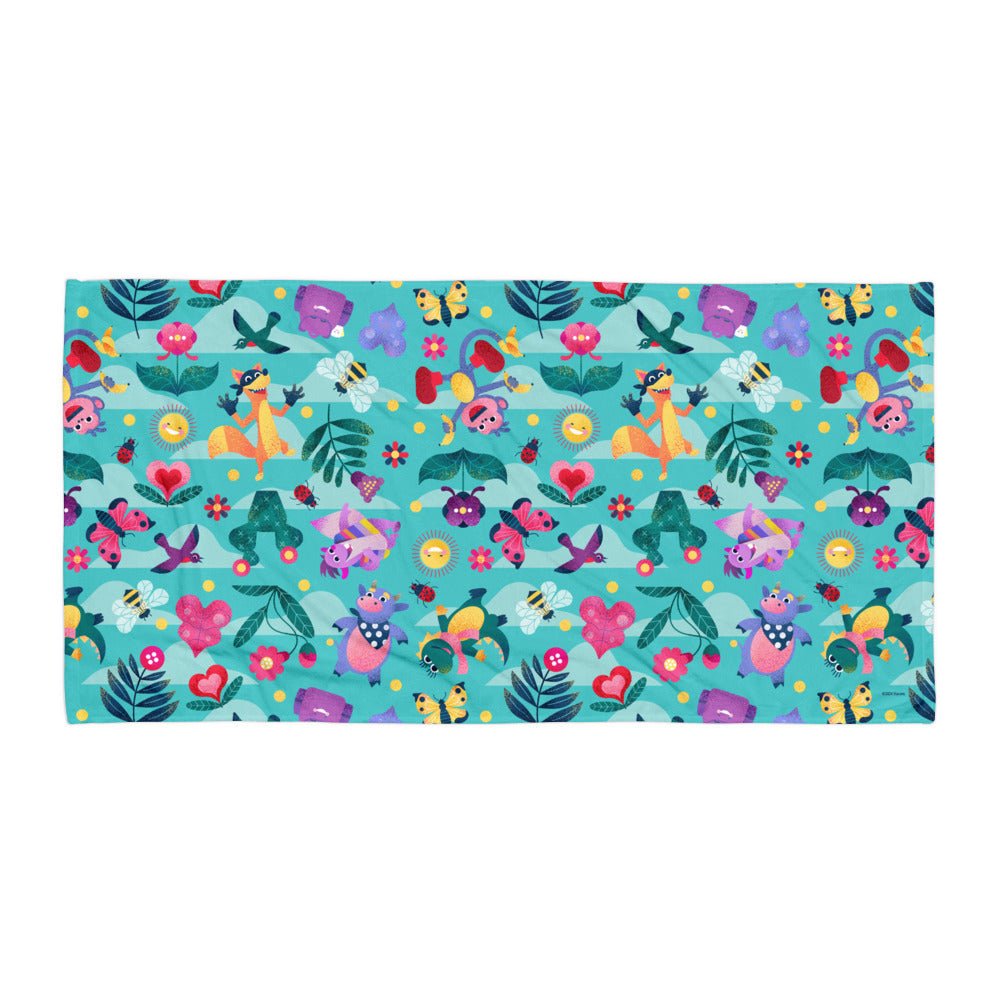 Dora Friends and Foliage Beach Towel - Paramount Shop