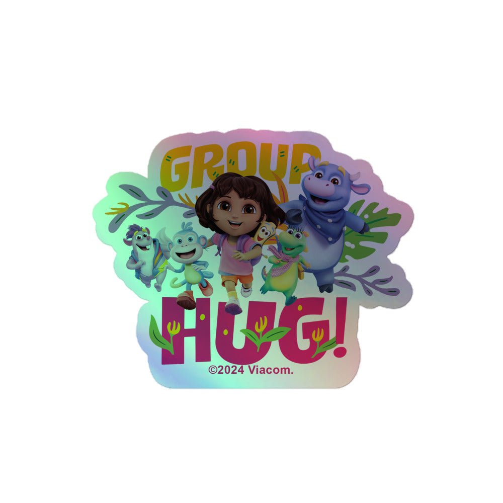 Dora The Explorer Group Hug! Holographic Sticker – Paramount Shop