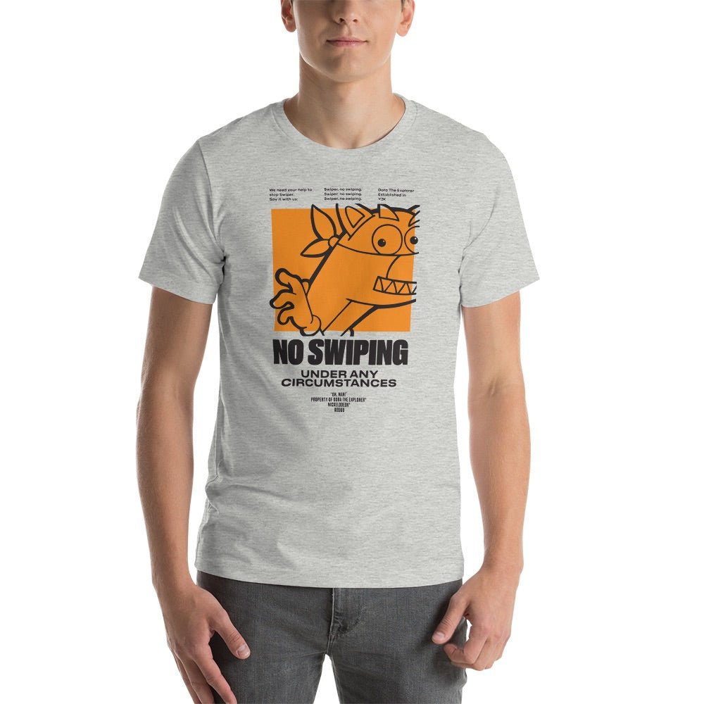 Dora the Explorer No Swiping Adult Short Sleeve T - Shirt - Paramount Shop