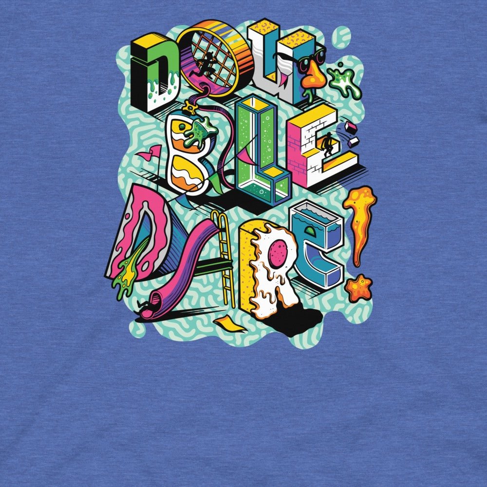 Double Dare Blocks Adult Short Sleeve T - Shirt - Paramount Shop