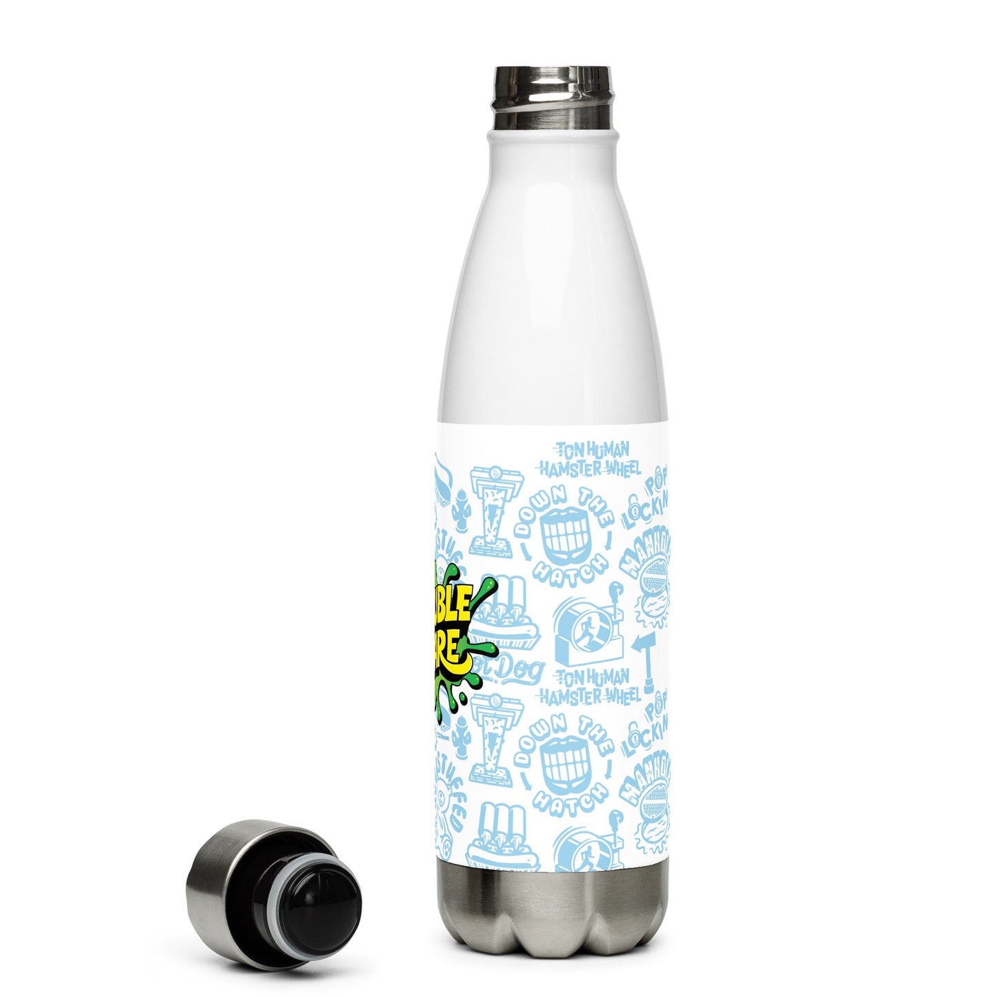 Double Dare Pop Lockin Pattern 17oz Stainless Steel Water Bottle - Paramount Shop