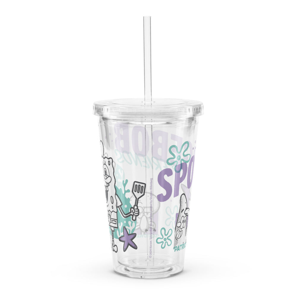 SpongeBob SquarePants SpongeBob and Friends Clear Tumbler