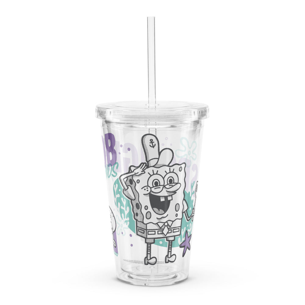 SpongeBob SquarePants SpongeBob and Friends Clear Tumbler