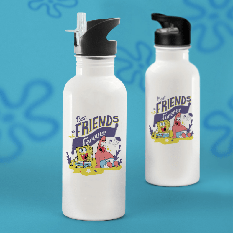 Spongebob Schwammkopf Beste Freunde Wasserflasche