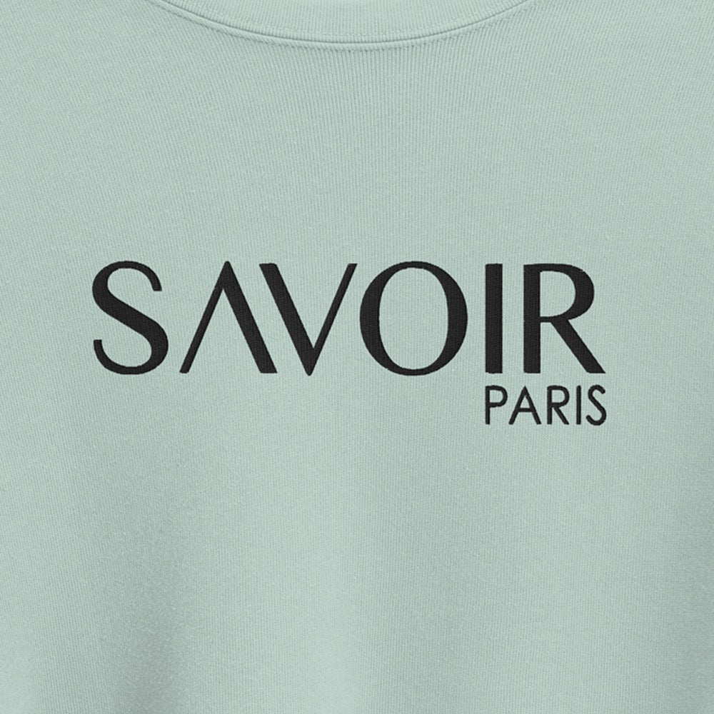 Emily in Paris Savoir Embroidered Crop Sweatshirt - Paramount Shop